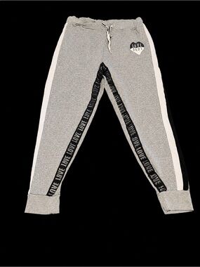 Love Love Women’s Gray Fleece Jogger Sweatpants 2X
